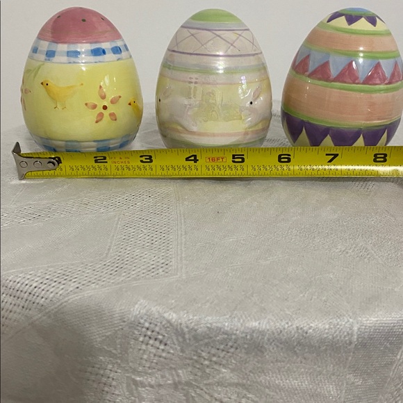 Colorful Ceramic Easter Egg Set - Picture 8 of 8